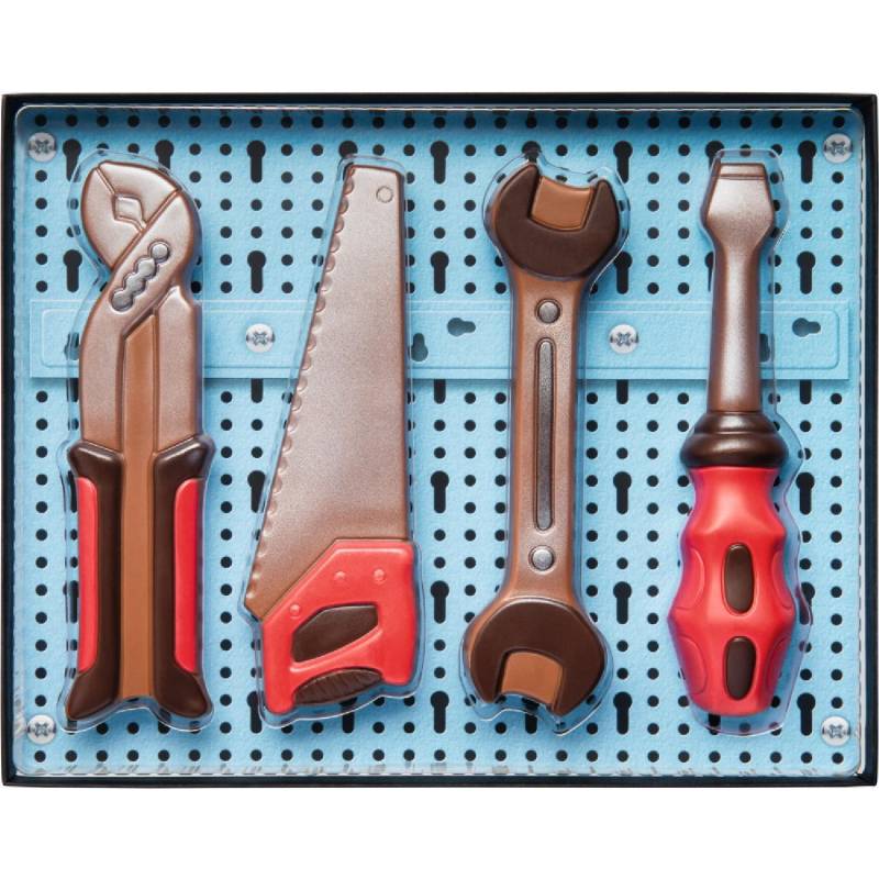 Chocolate Coloured Tools Set