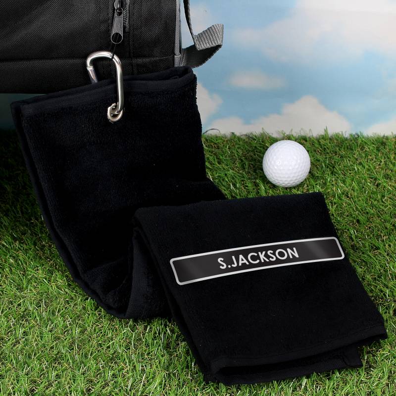 Personalised Golf Towel