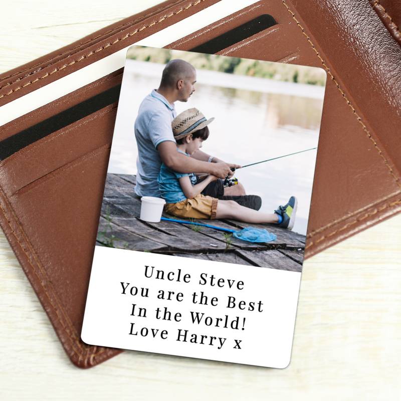 Personalised Photo Upload Wallet Card