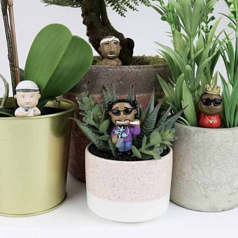 Rap Legends Plant Markers