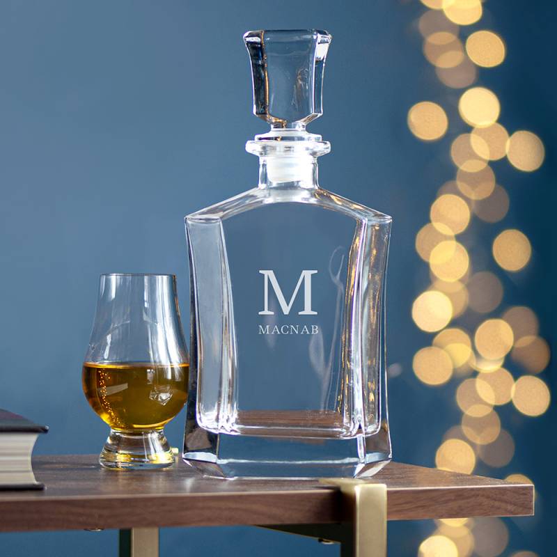 Personalised Luxury Monogram Decanter